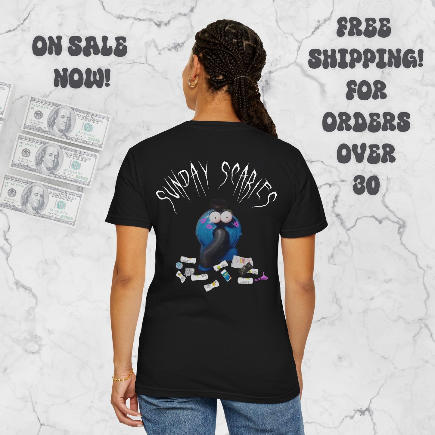 "Sunday Scaries” - Teletubbies Gambling T-Shirt