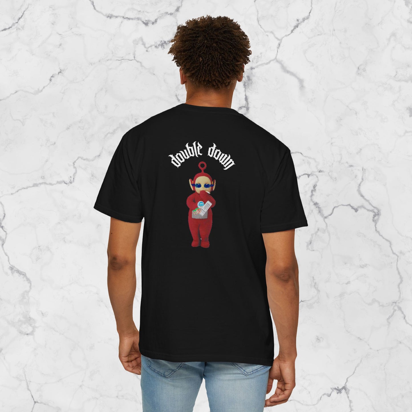 "Double Down” - Teletubbies Gambling T-Shirt